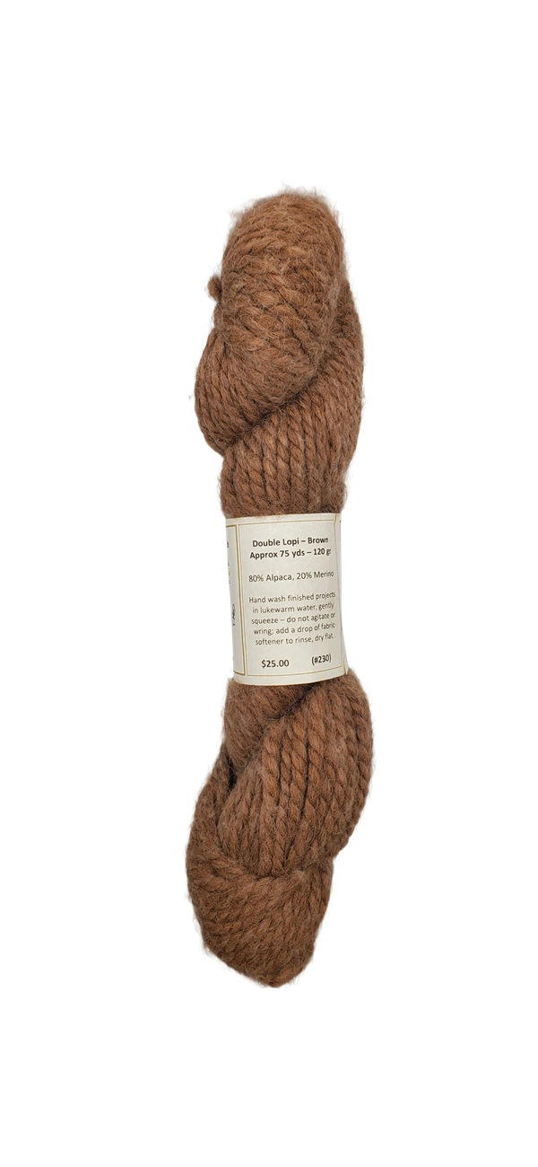 Cozy Brown Alpaca & Merino Blend Yarn The Perfect Lopi for Your Next Project SKU 230