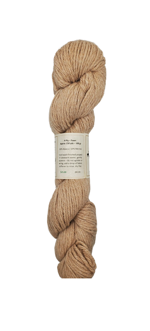 Luxurious Beige Alpaca Blend Yarn Soft & Cozy Perfect for Your Next Project SKU 224