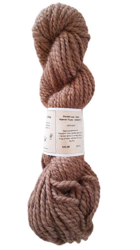 Cozy Cloud Beige Alpaca Yarn: Luxuriously Soft, 100% Pure, Double Lopi Style - Get Yours Now SKU 231